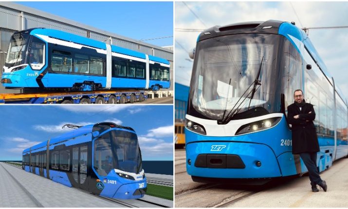 PHOTOS: First new high-tech tram arrives in Zagreb